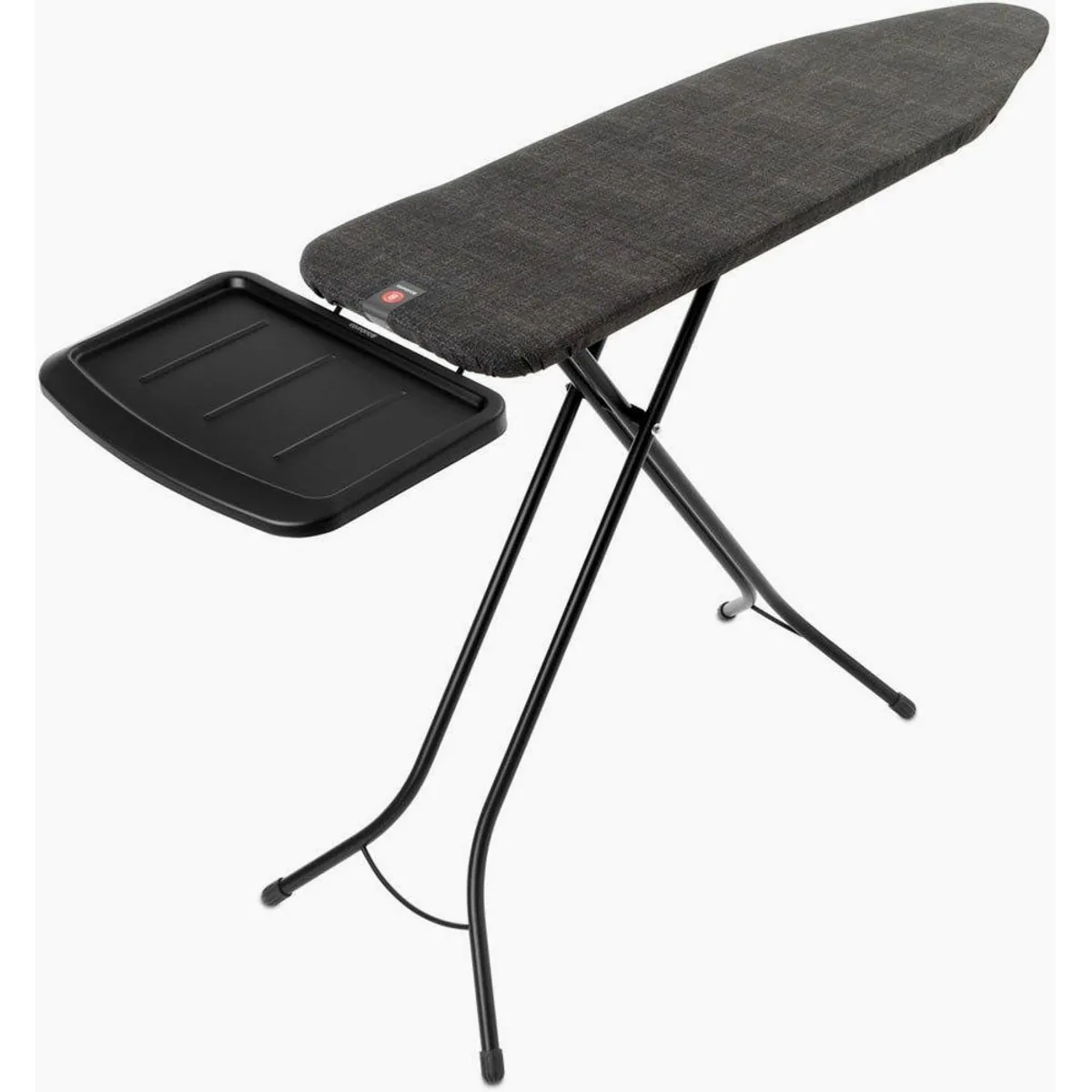 Brabantia Bügelbrett B, 124 x 38 cm, robust und mit Dampfstationsablage