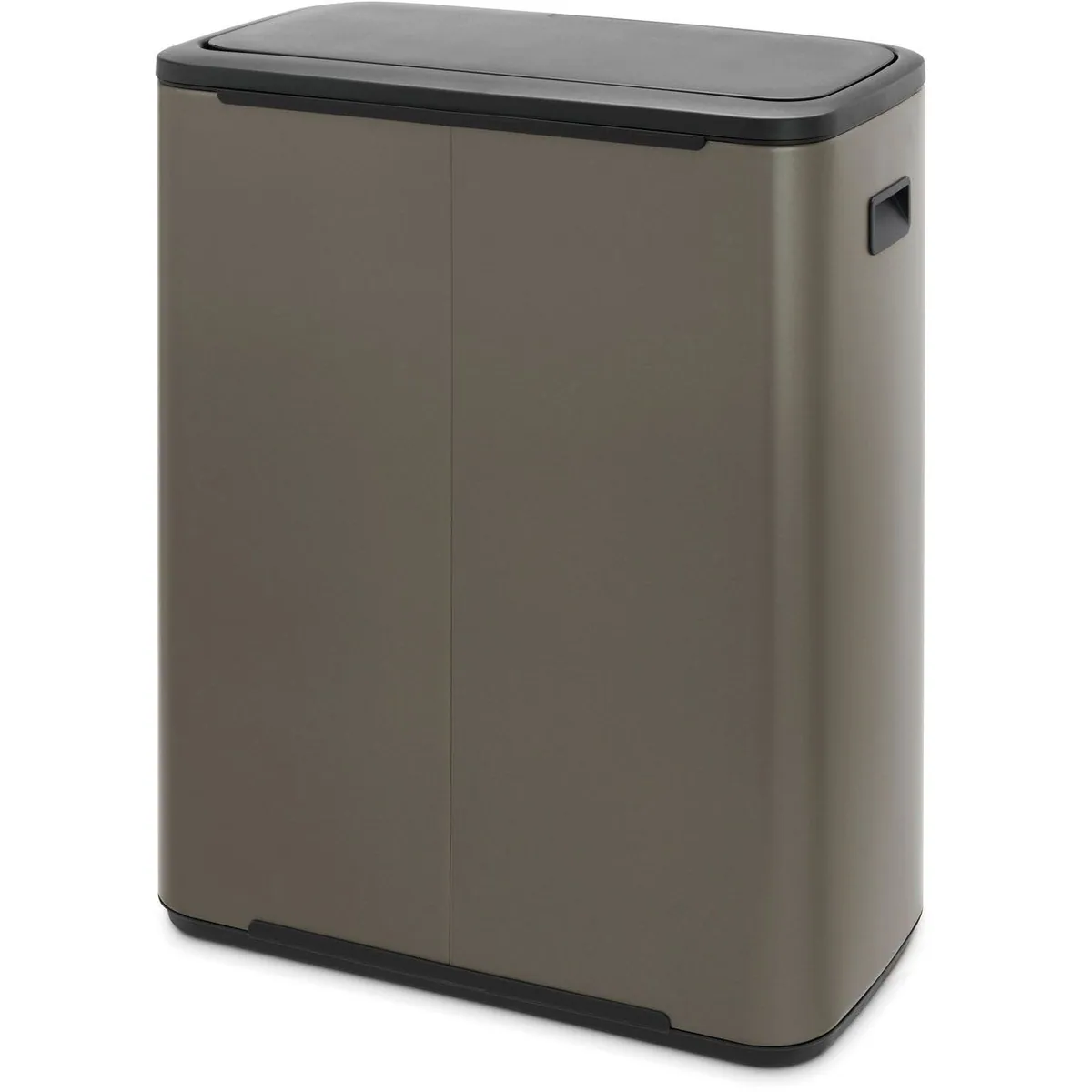 Brabantia Bo Touch Bin, 2 x 30L, Soft-Touch-Öffnungssystem, platzsparend & stylish 3