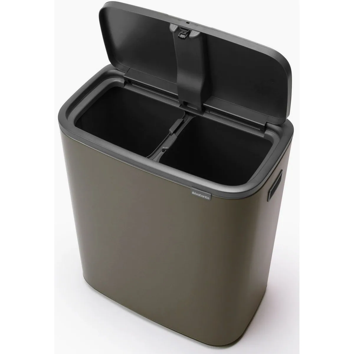 Brabantia Bo Touch Bin, 2 x 30L, Soft-Touch-Öffnungssystem, platzsparend & stylish 5