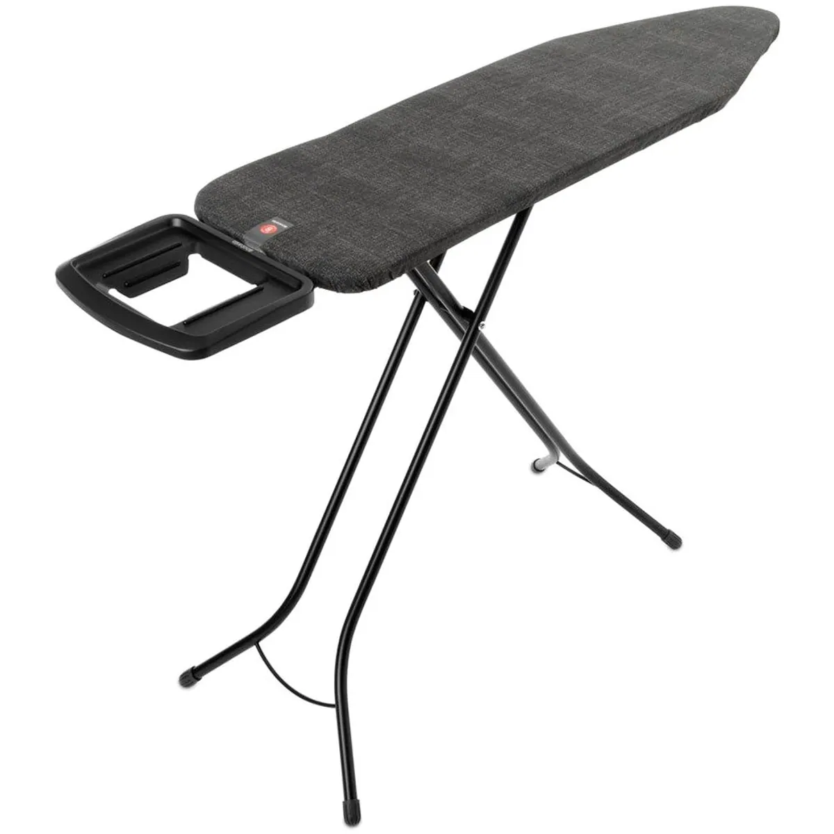 Brabantia Bügelbrett B, 124 x 38 cm, stabile Dampfbügeleisenablage, Fairtrade-Baumwolle