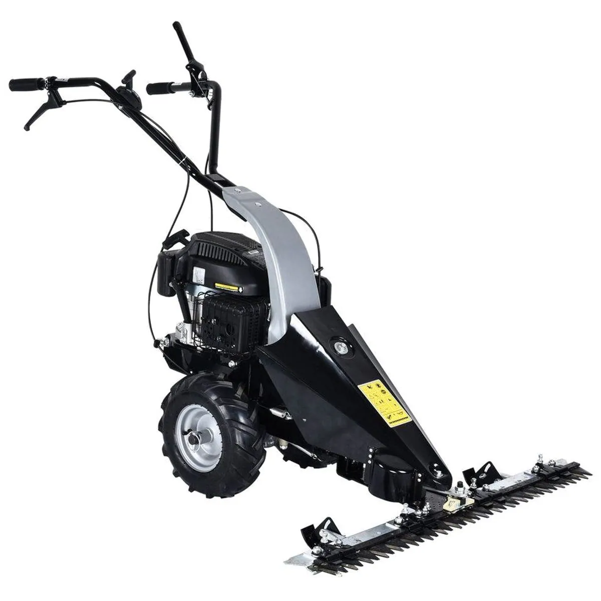 BRAST Benzin Balkenmäher 38200, 4-Takt Motor, 97cm Schnittbreite, Luftbereifung