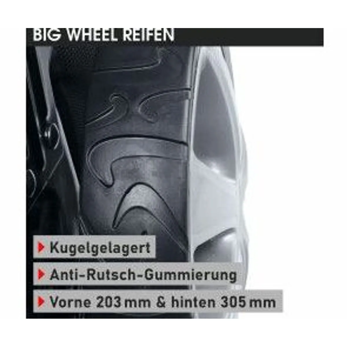 Brast Benzin Rasenmäher, 5,2 kW Leistung, 55 cm Schnittbreite, 30-80 mm Schnitthöhe 2