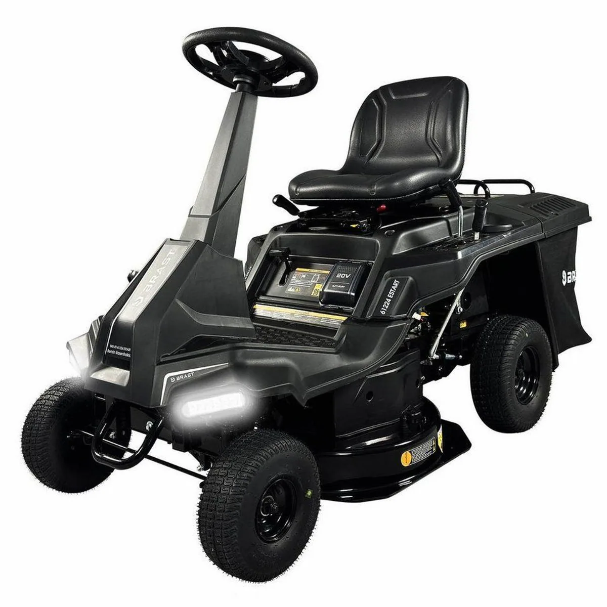 BRAST Rasentraktor, 5,15kW Motor, Elektrostart, 61cm Schnittbreite