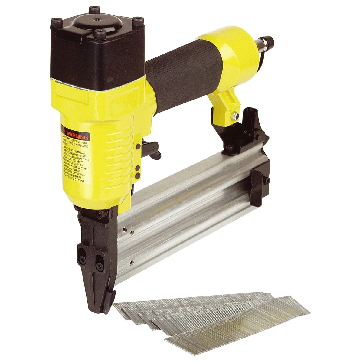 Brüder Mannesmann Druckluft-Nagler, präzise Nagelsetzung, robustes Design, vielseitig einsetzbar 2