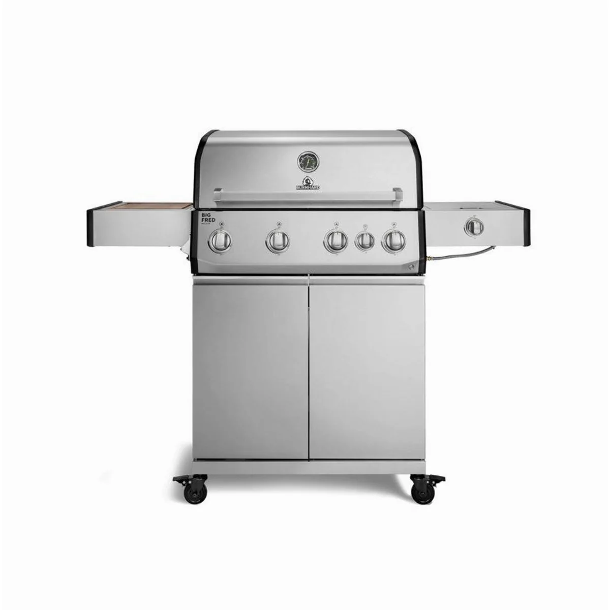 BURNHARD Big FRED Deluxe Gasgrill, 21,2 kW Leistung, Infrarotbrenner, Edelstahl