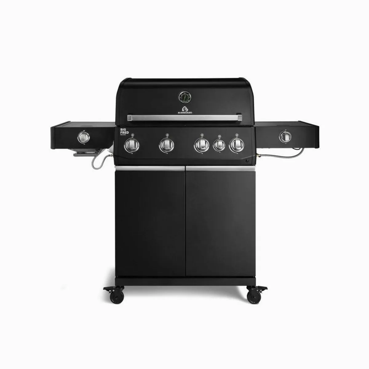 BURNHARD Gasgrill Big FRED Deluxe+, 24,7 kW, 4 Brenner, Infrarot-Heckbrenner, große Grillfläche