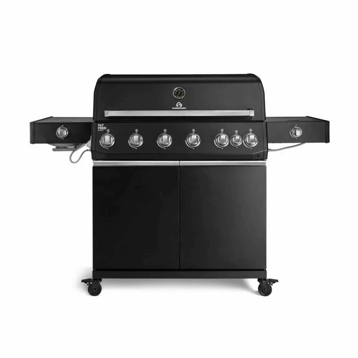 BURNHARD Fat FRED Deluxe+ Gasgrill, 6 Brenner, 900°C Infrarot, Edelstahlrost