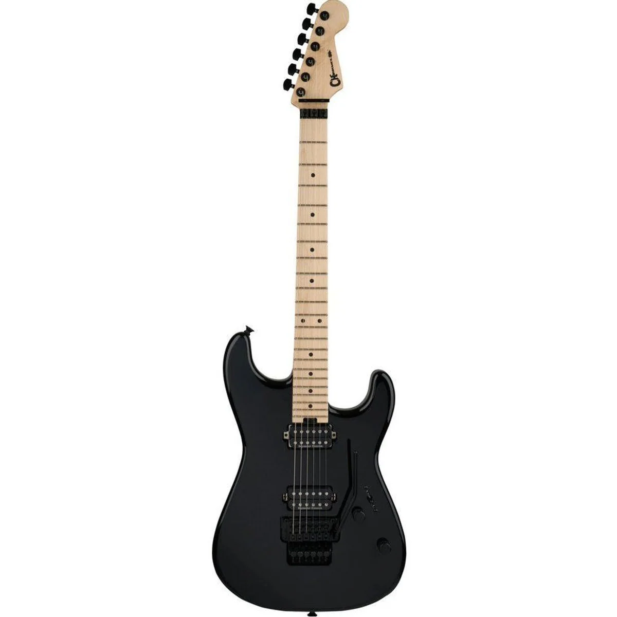 Charvel Pro-Mod San Dimas Style 1 HH FR, Hochglanz Schwarz, Seymour Duncan Pickups
