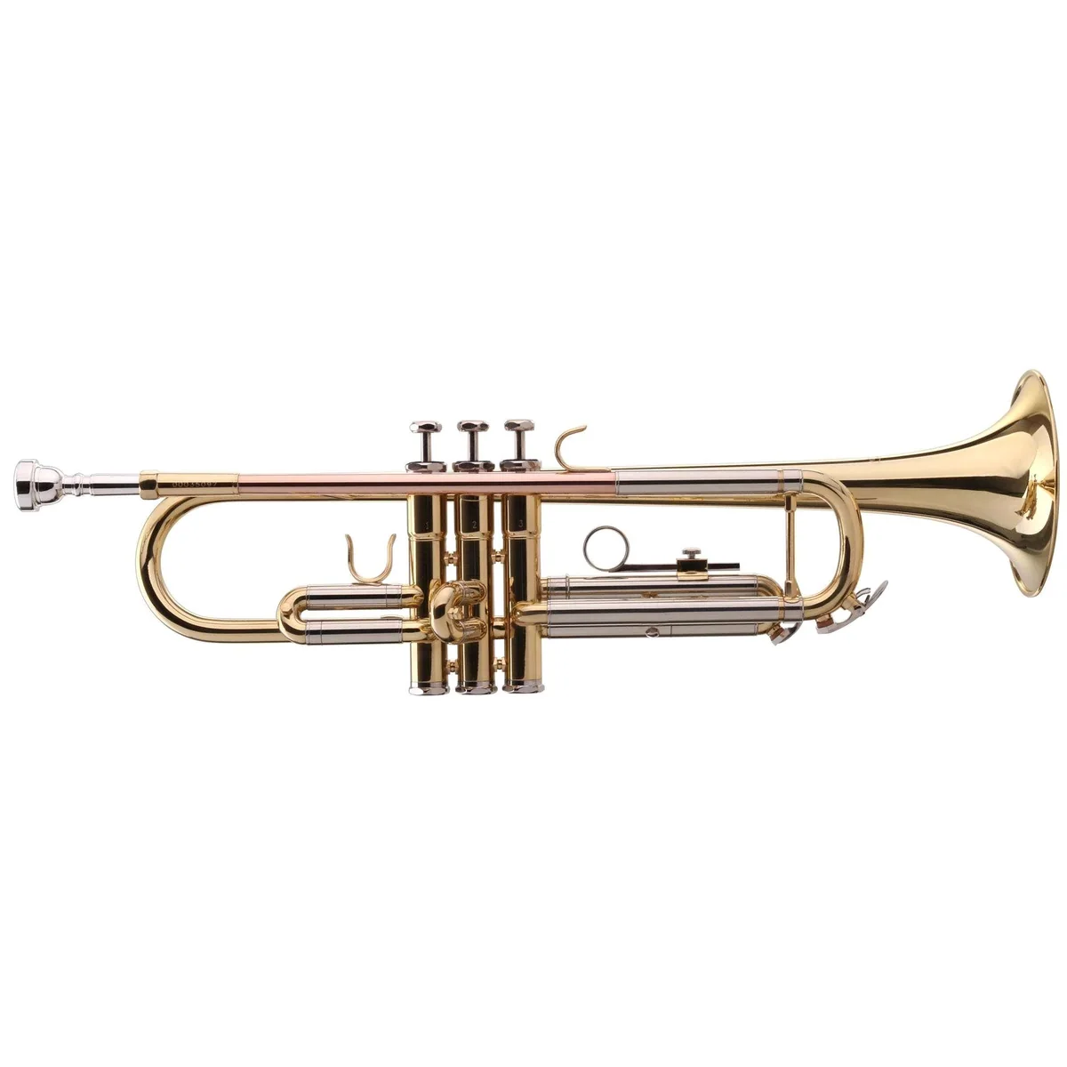 Classic Cantabile TR-40 Trompete Bb, Goldmessing Mundrohr, inkl. Koffer & Mundstück