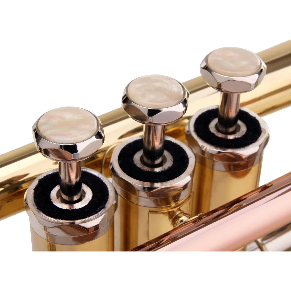 Classic Cantabile TR-40 Trompete Bb, Goldmessing Mundrohr, inkl. Koffer & Mundstück 3