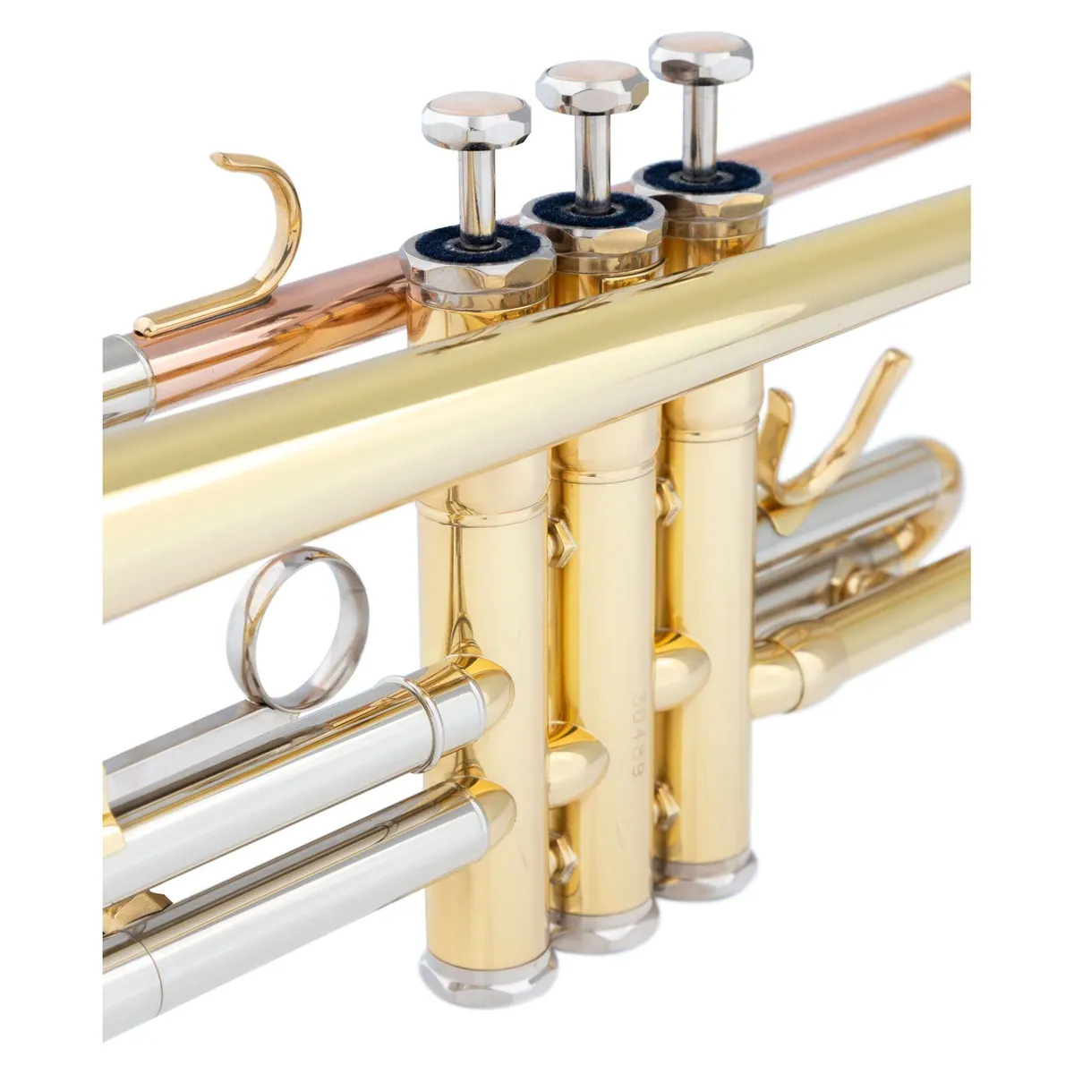 Classic Cantabile TR-40ML Trompete Bb, Goldmessing Mundrohr, inkl. Koffer & Mundstück 3