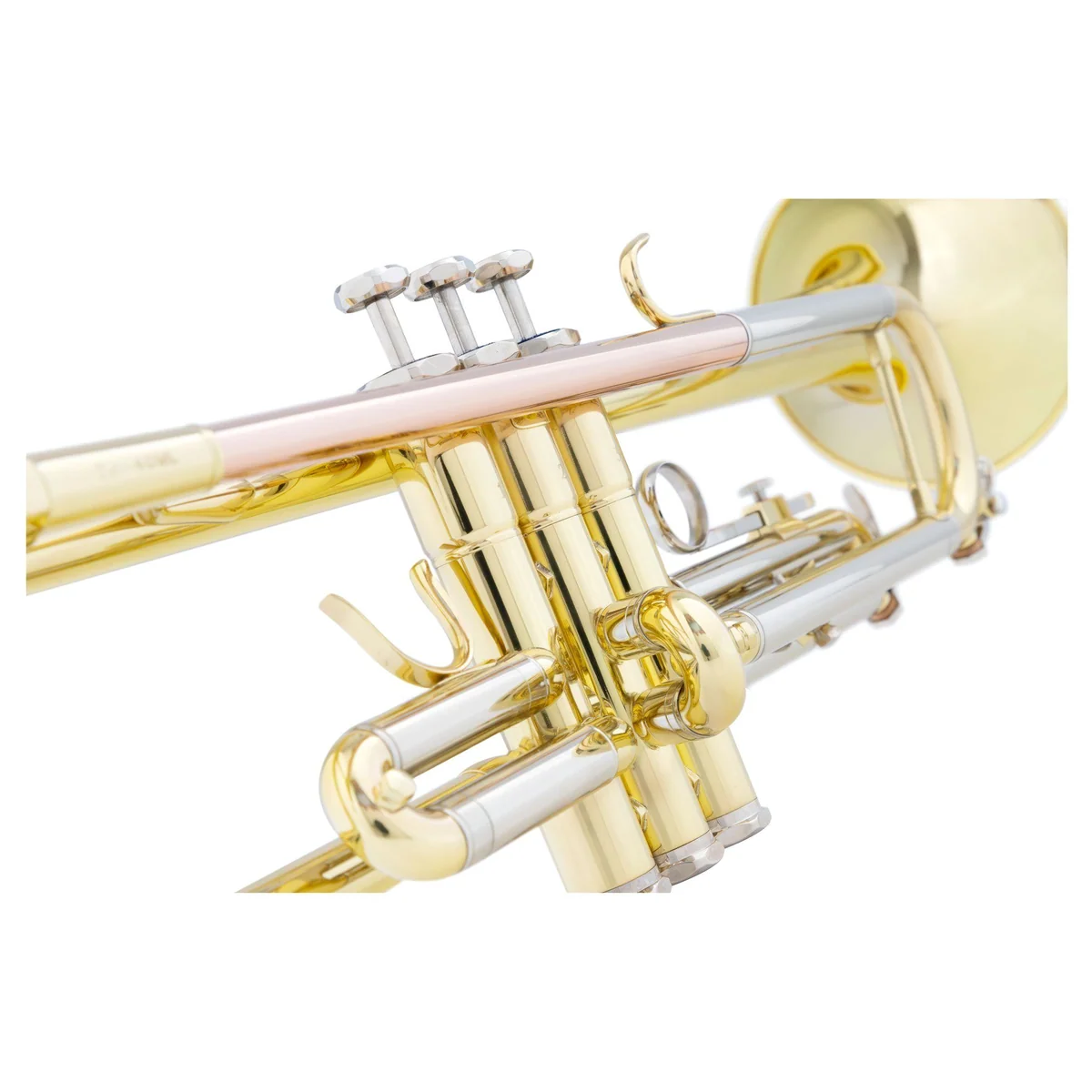 Classic Cantabile TR-40ML Trompete Bb, Goldmessing Mundrohr, inkl. Koffer & Mundstück 4
