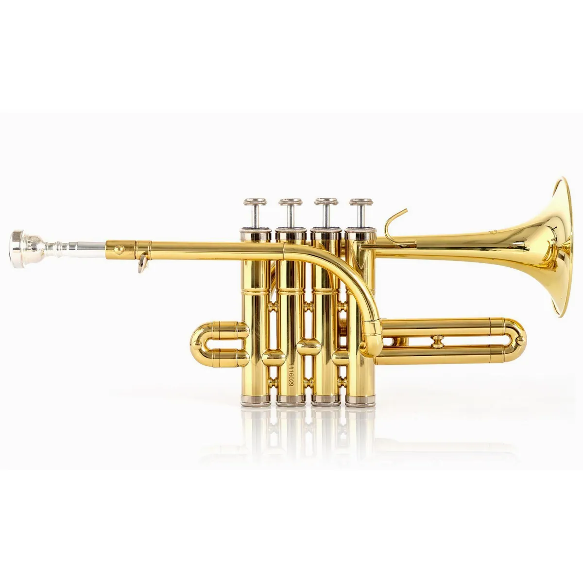 Classic Cantabile PT-196 Piccolotrompete, lange Bauform, inkl. Mundstück und Koffer