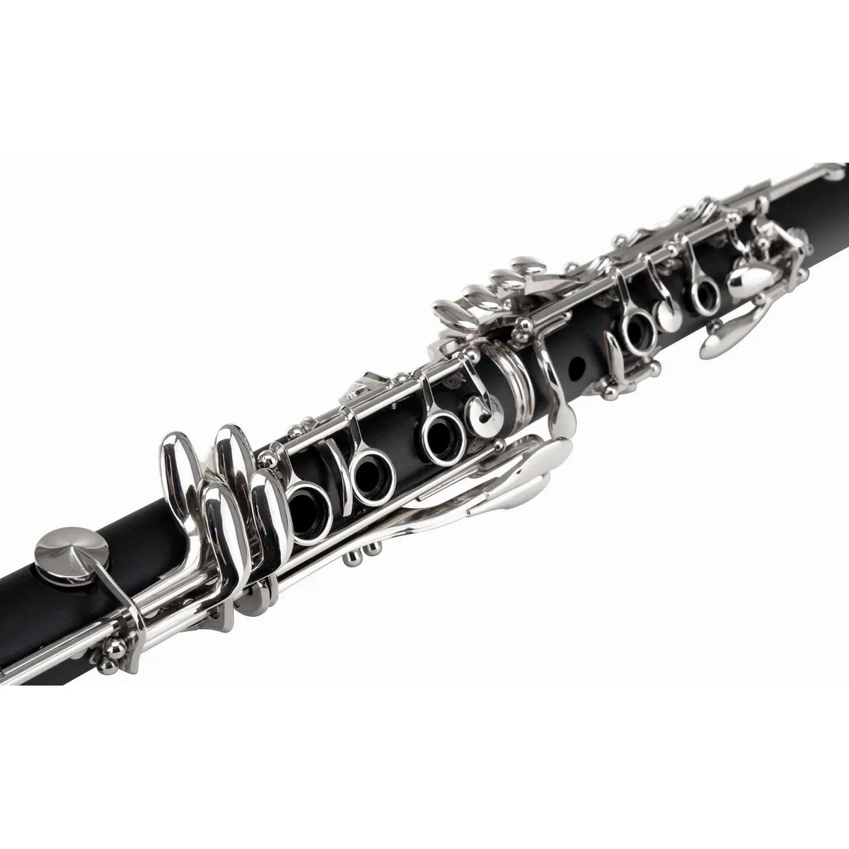Classic Cantabile Klarinette CLK-45, ABS-Kunststoff, 17 Klappen, versilberte Mechanik 3