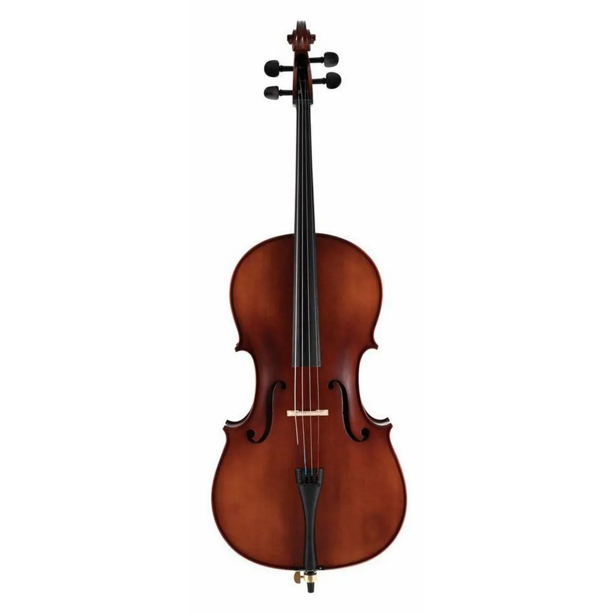Classic Cantabile Cello Brioso Set, geflammter Ahorn, inklusive Trolley-Koffer — ideal für Einsteiger 2