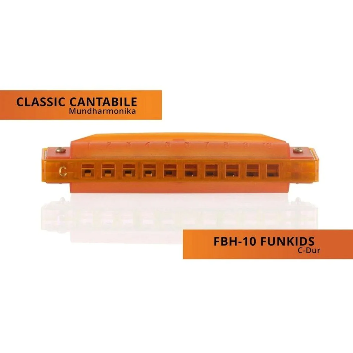 Classic Cantabile FunKids Mundharmonika, ideal für Kinder, robust und unempfindlich 4