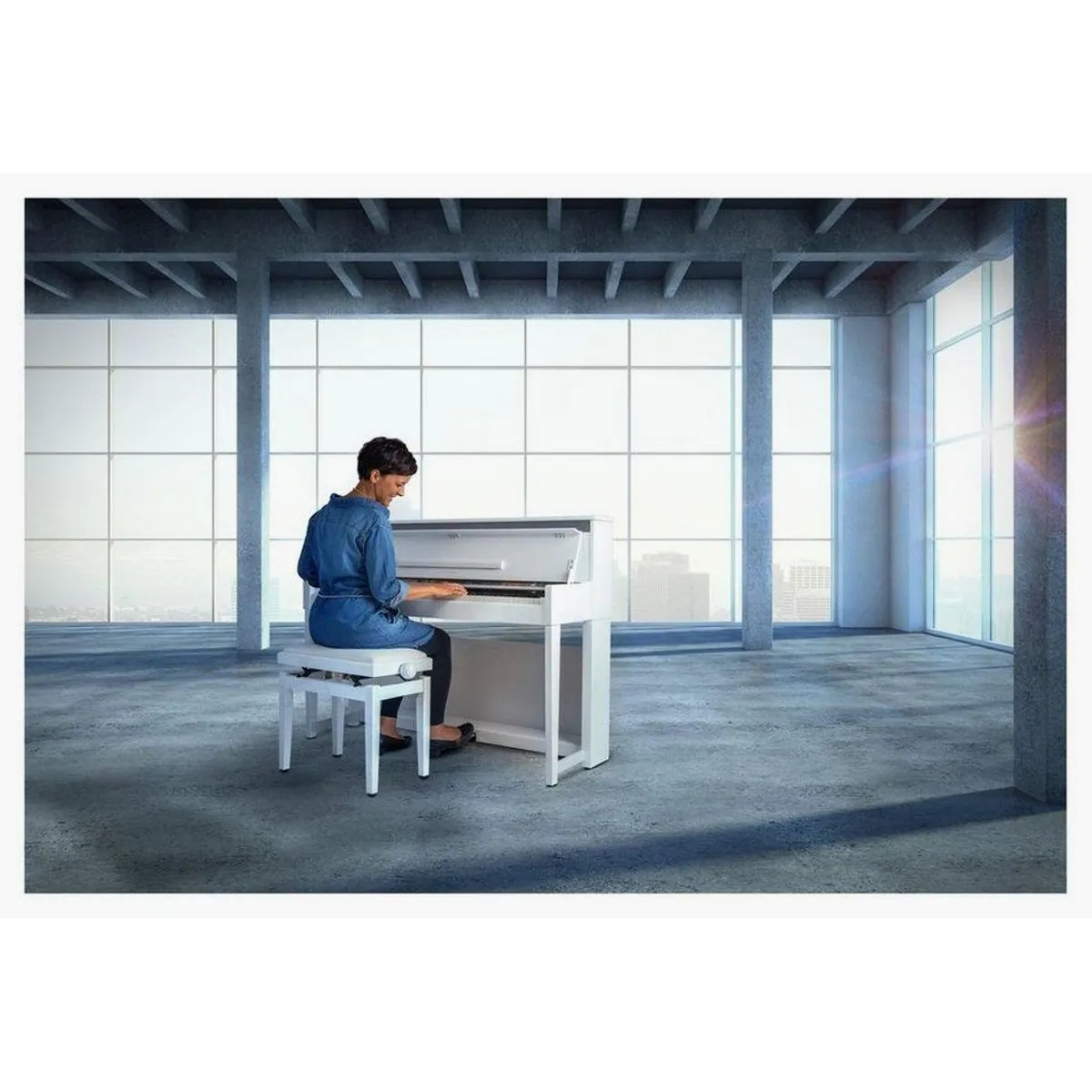 Classic Cantabile UP-1 Digitalpiano, 88 gewichtete Tasten, 40 Sounds, Twinova-Funktion 2