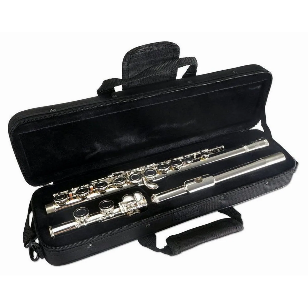 Classic Cantabile FL-200 Querflöte, komplett aus Neusilber, inkl. Zubehör 2