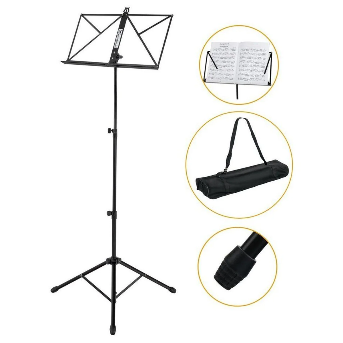 Classic Cantabile FL-200 Querflöte, Neusilber, inkl. Ständer & Metronom 4