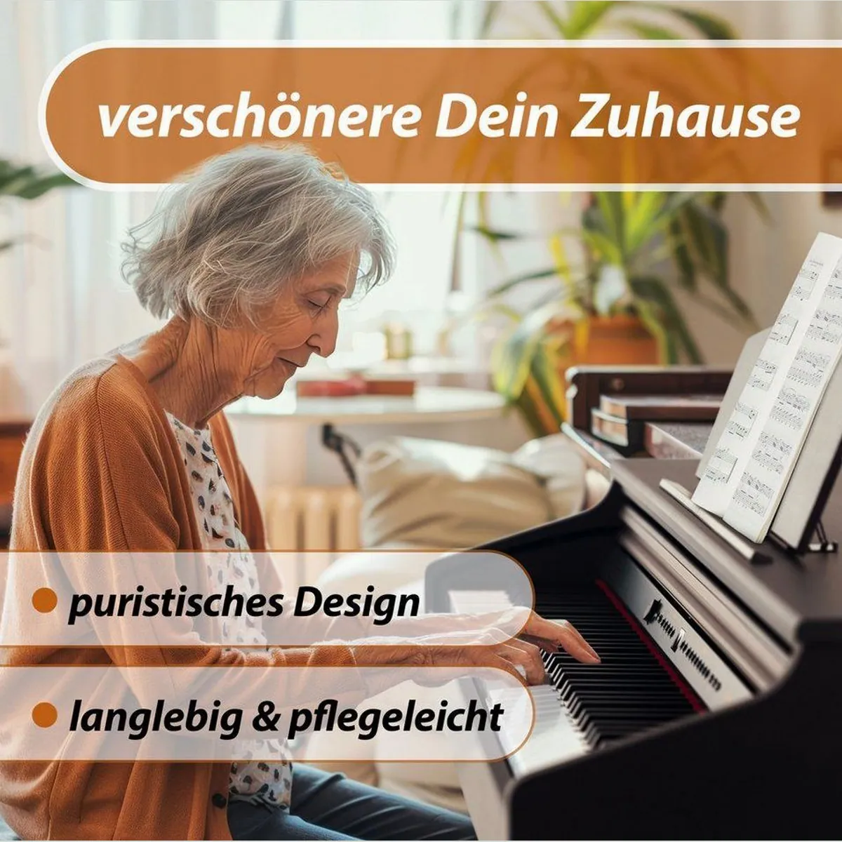 Classic Cantabile DP-50 E-Piano Set, 88 Tasten Hammermechanik, Twin-Piano-Funktion 4