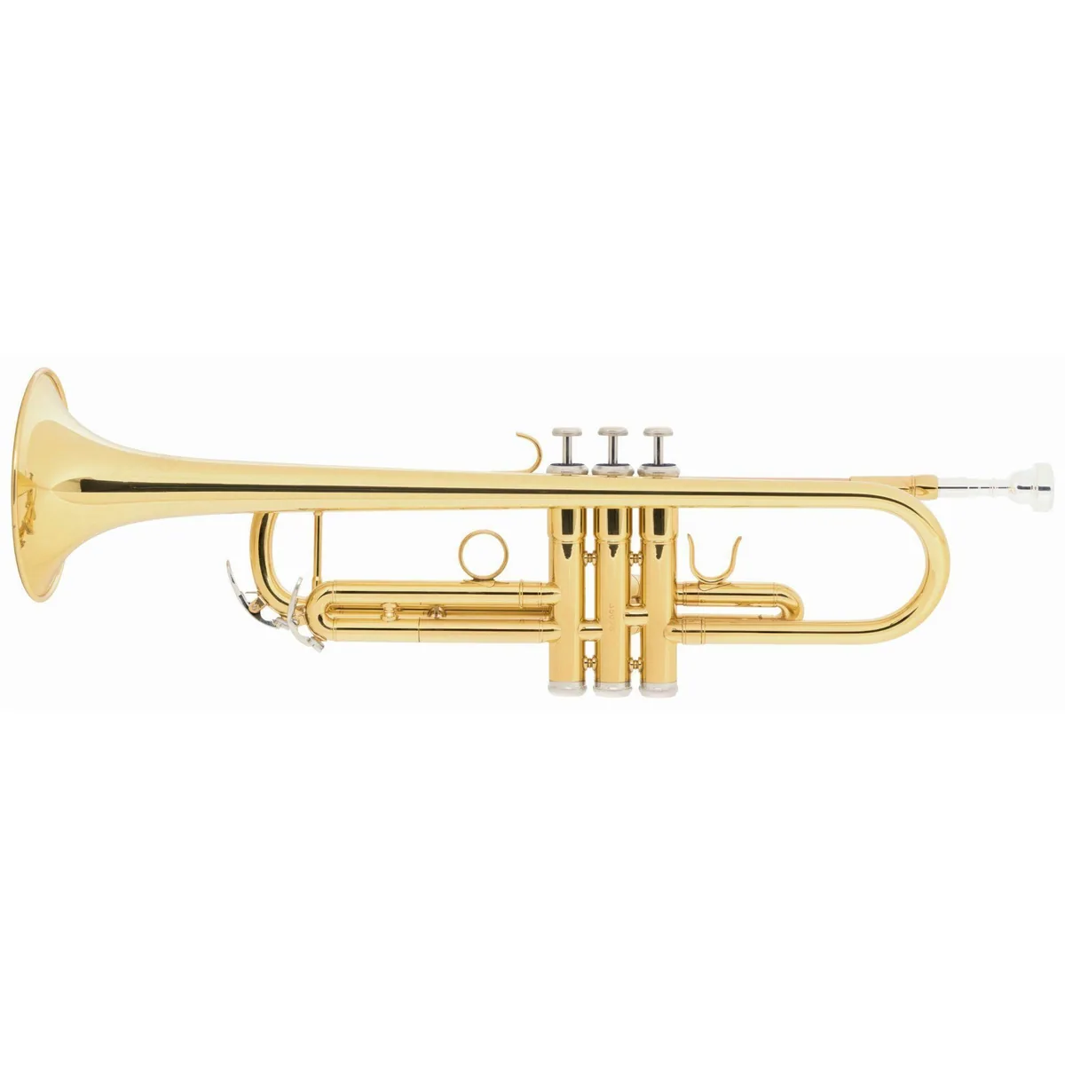 Classic Cantabile TR-30L Trompete, 3 Monel-Ventile, Goldmessing Mundrohr, inkl. Koffer & Mundstück 2