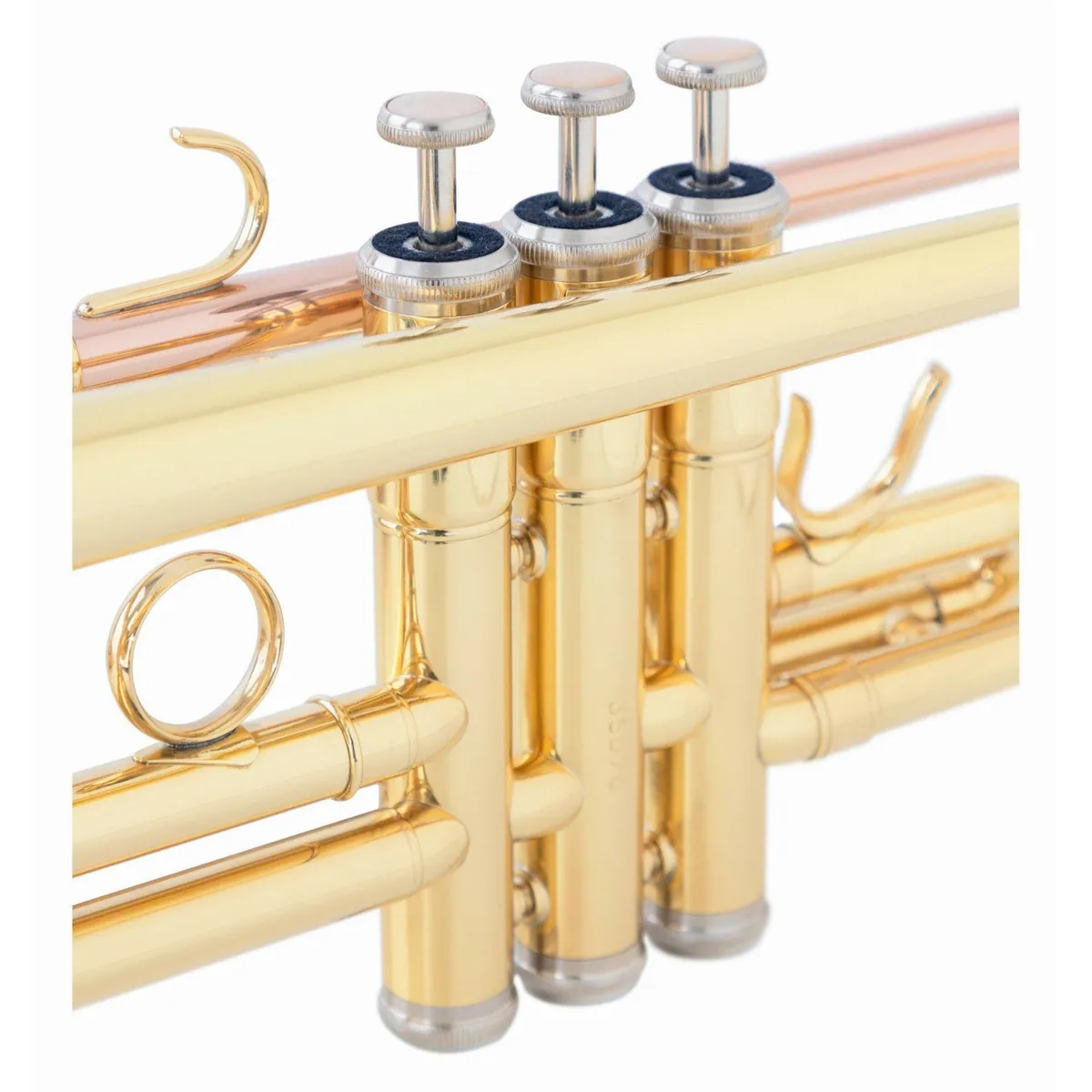 Classic Cantabile TR-30L Trompete, 3 Monel-Ventile, Goldmessing Mundrohr, inkl. Koffer & Mundstück 3