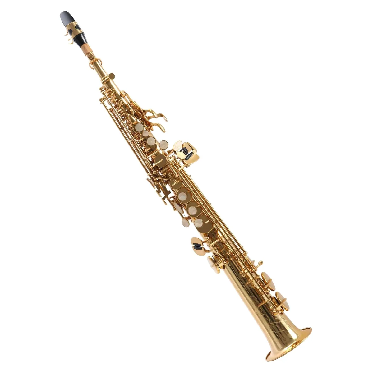 Classic Cantabile SS-450 Sopran Saxophon, ergonomische Klappenmechanik, umfangreiches Zubehör
