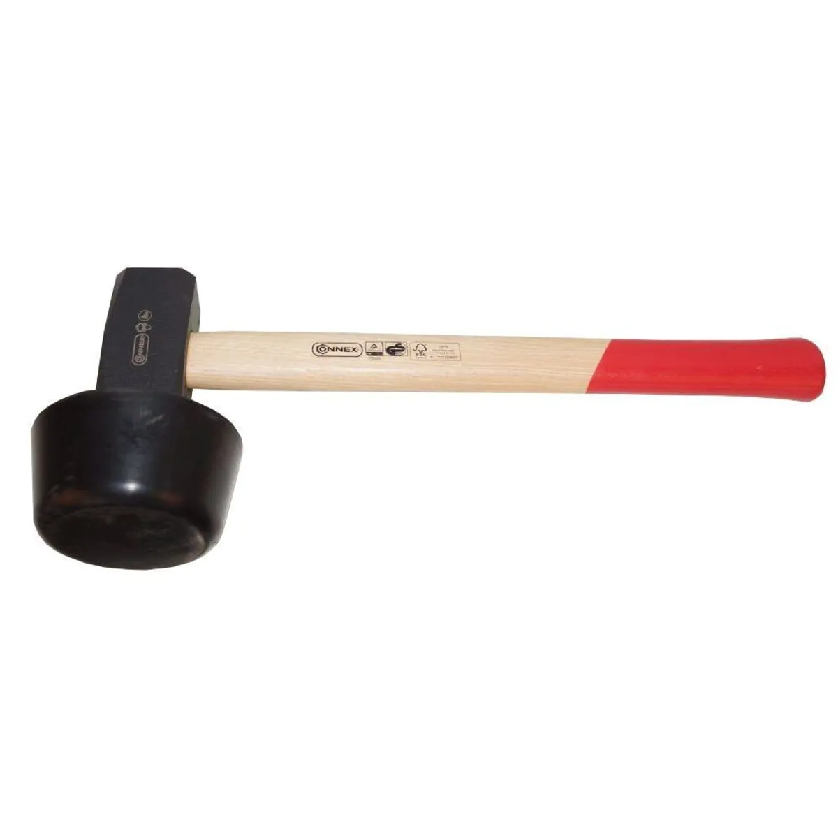 Connex Plattenverlegehammer, 2400 g, austauschbarer Gummikopf — robust und vielseitig
