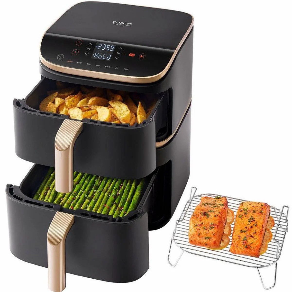 Cosori Turbo Tower Pro, 10,8 L, DualBlaze-Technologie, WLAN-Steuerung 2