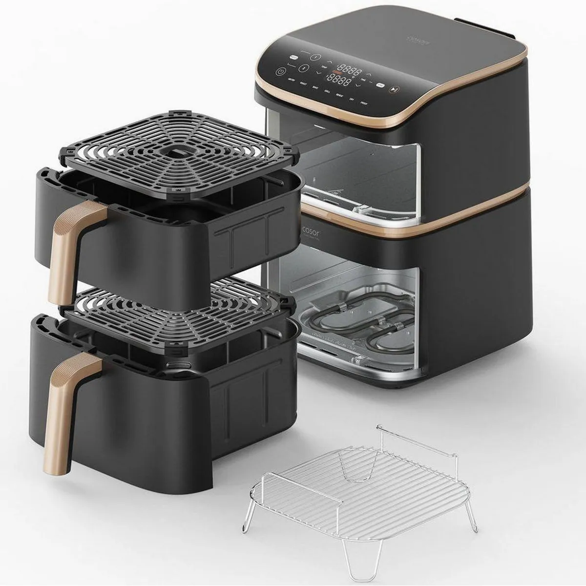 Cosori Turbo Tower Pro, 10,8 L, DualBlaze-Technologie, WLAN-Steuerung 4