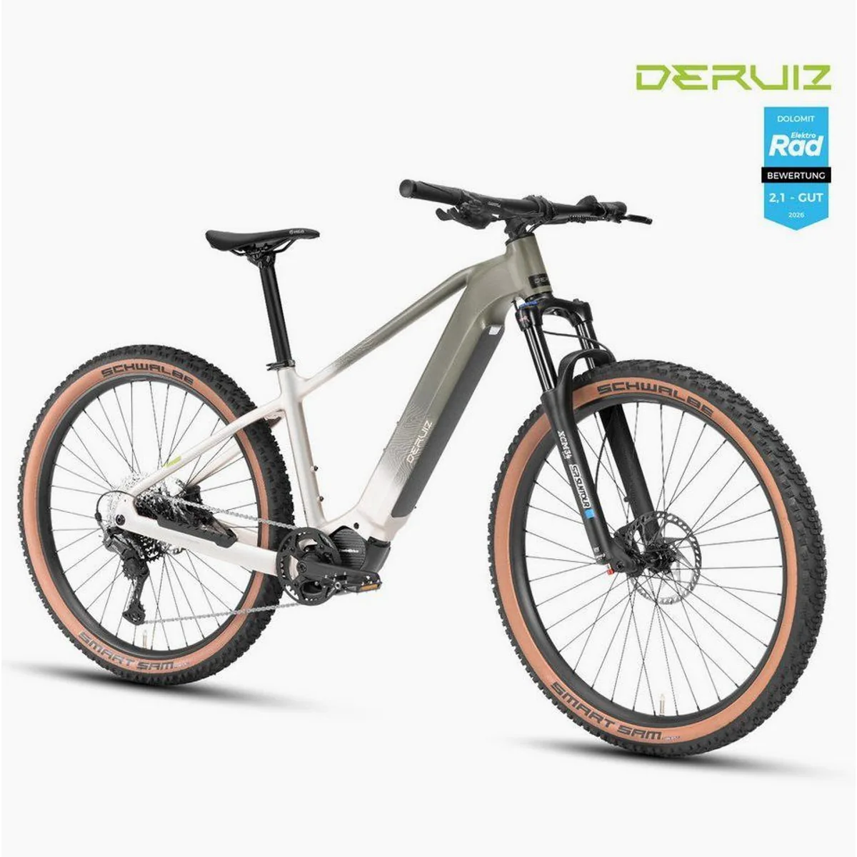 DERUIZ E-Bike Mountainbike 29 Zoll, 110 Nm, 6 Unterstützungsstufen, 720 Wh Akku