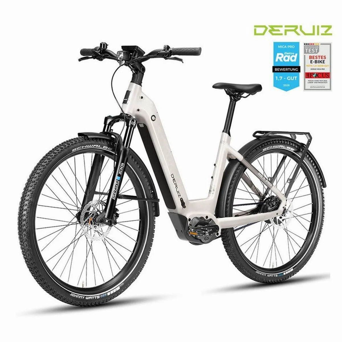 DERUIZ Mica Pro E-Bike, 29 Zoll, 48 cm Rahmen, 180 km Reichweite, 110 Nm