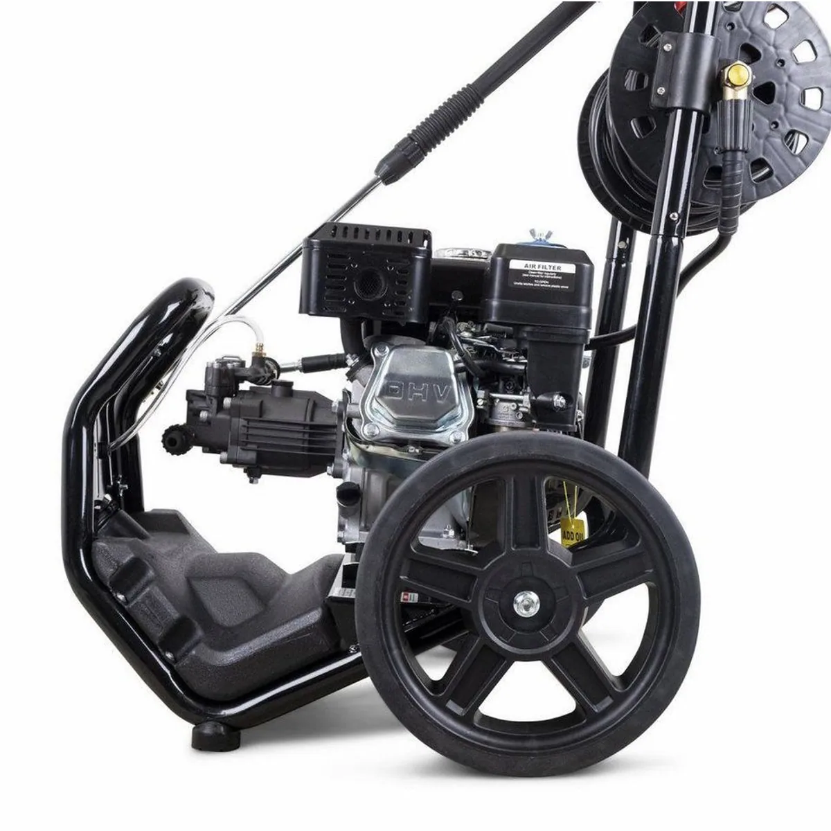 DeTec Hochdruckreiniger Benzin DT-KR170D, 170 bar Druck, 7 PS Motor, 5 Düsen 3