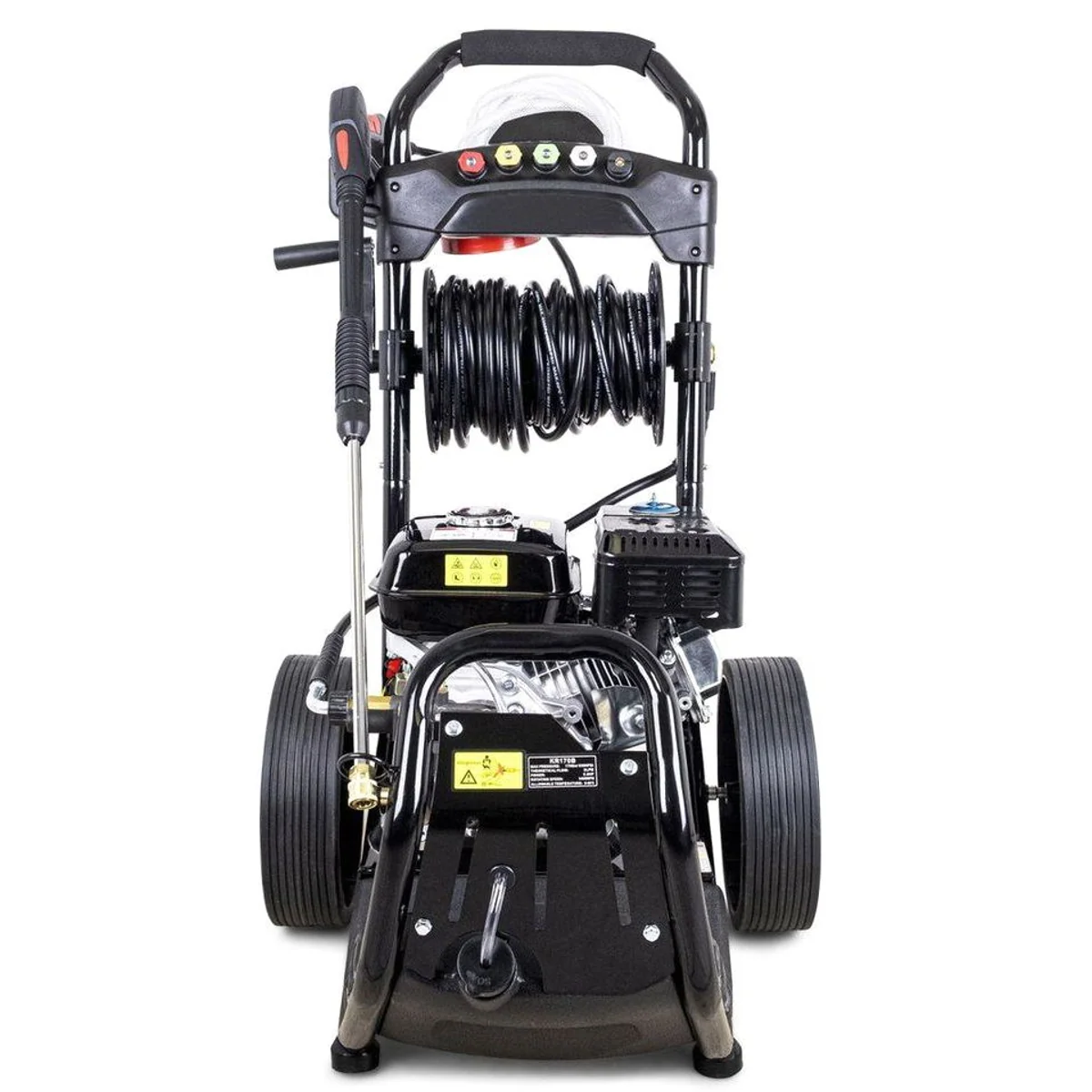 DeTec Hochdruckreiniger Benzin DT-KR170D, 170 bar Druck, 7 PS Motor, 5 Düsen 4