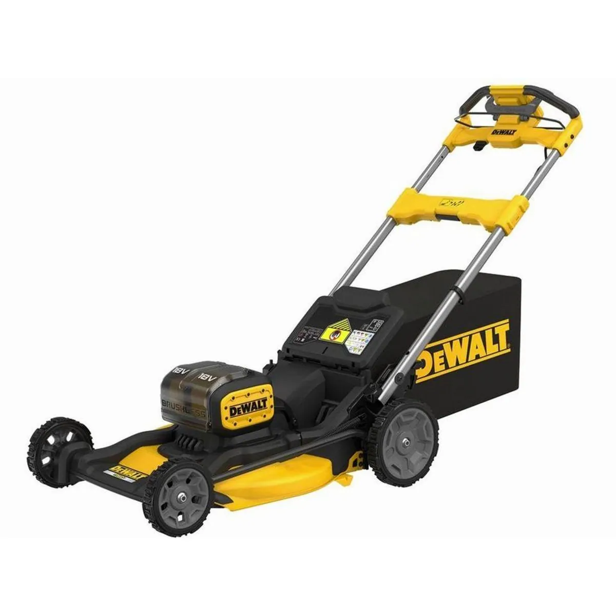 DeWalt Akkurasenmäher 18V, 53 cm Schnittbreite, bürstenlos, mit hinterem Radantrieb