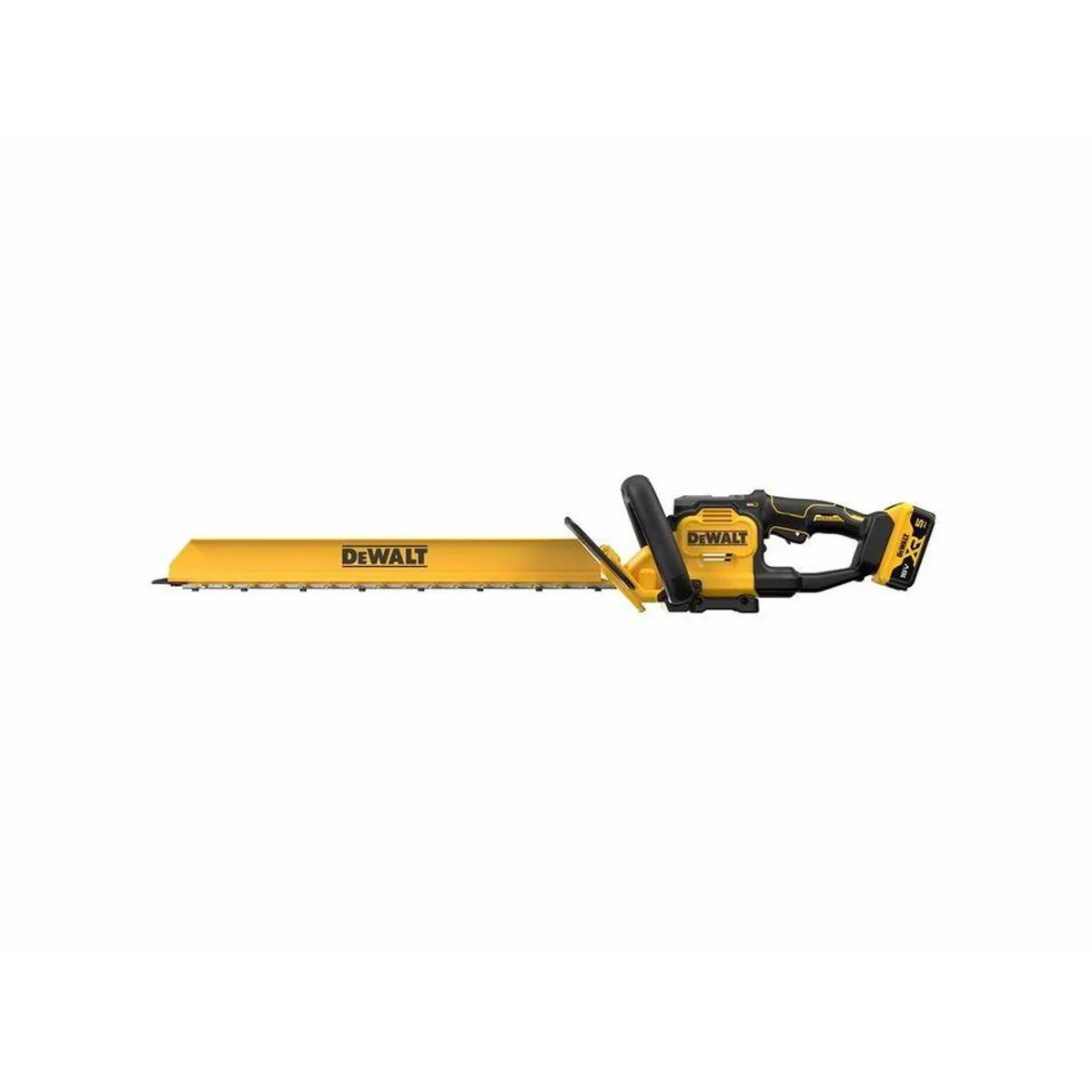 DeWalt Akku-Heckenschere DCMHT567P1-QW, 60 cm Schwert, 18V/5Ah, ergonomischer Griff 2