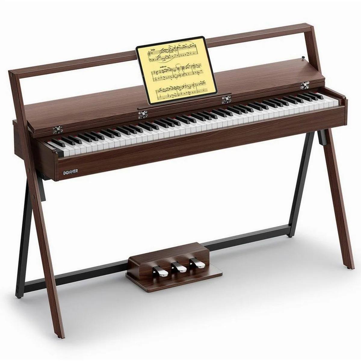 Donner R300 Digitalpiano, 88 gewichtete Tasten, Dual-Bluetooth-Funktion