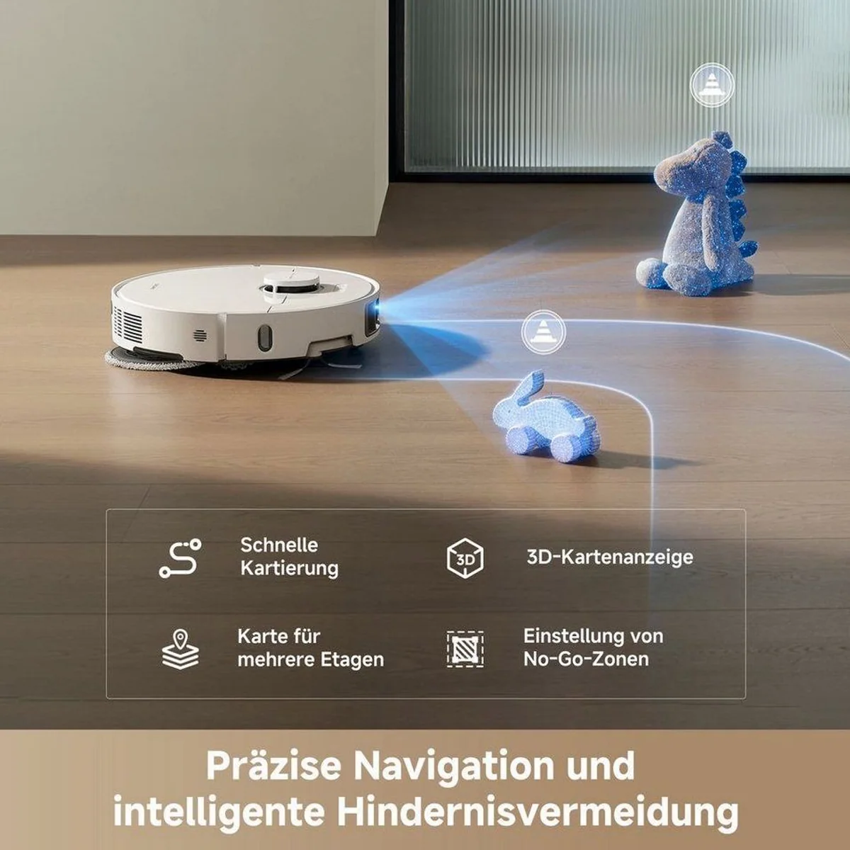 Dreame L10s Ultra Gen 3 Saugroboter, starke Saugleistung, Dual-Wischpads, App-Steuerung 5