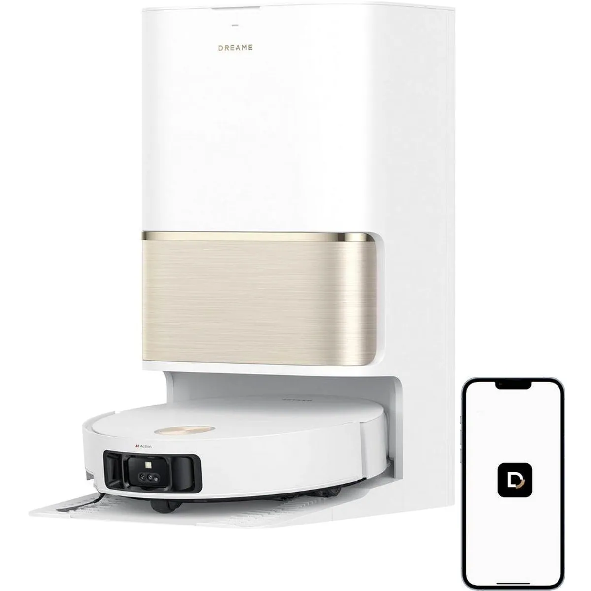 Dreame L50 Pro Ultra, 19500 Pa Saugkraft, automatische Basisstation, Wischfunktion mit 75 °C