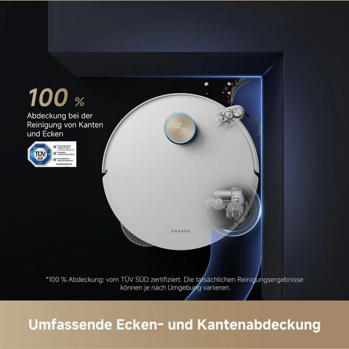 Dreame L50 Pro Ultra, 19500 Pa Saugkraft, automatische Basisstation, Wischfunktion mit 75 °C 5