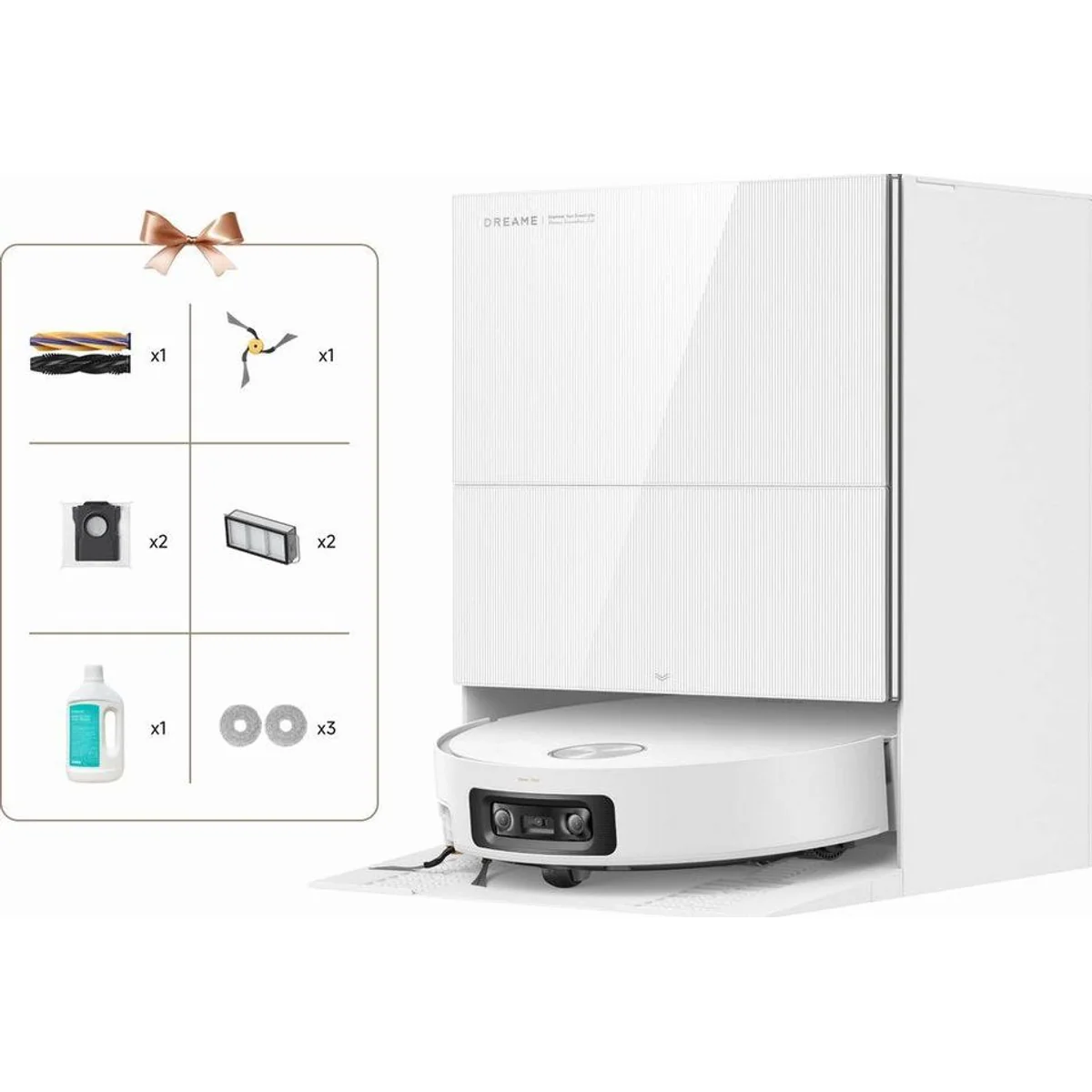 Dreame X60 Pro Ultra Complete, 600 W, selbstreinigende Wisch-Pads, All-in-One-Basisstation