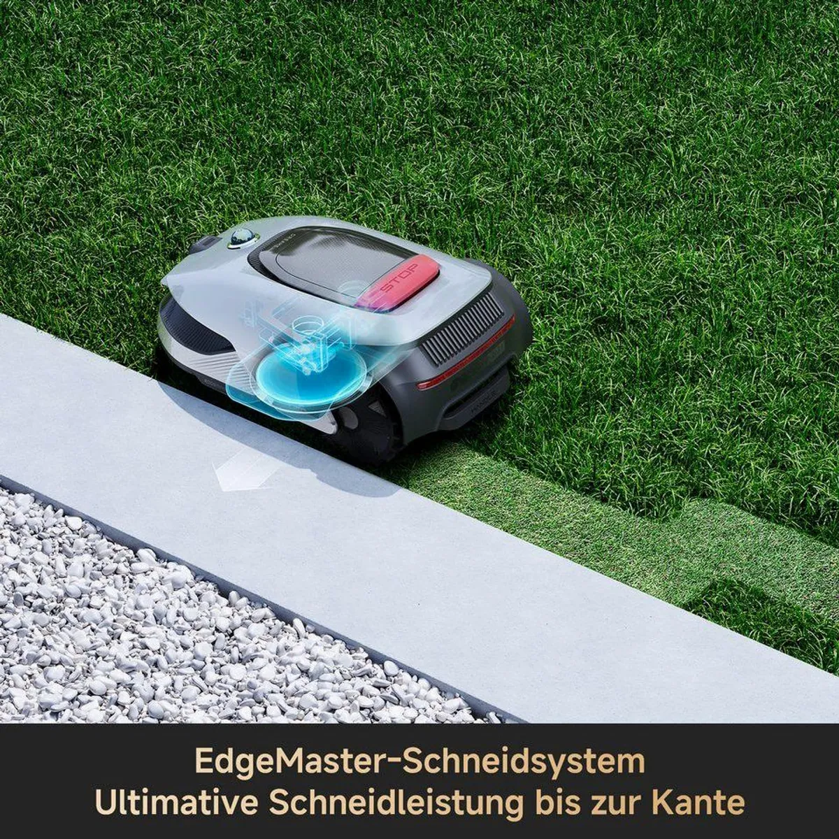 Dreame Rasenmähroboter A2 1200, KI-Kamera, 1200 m² Flächenleistung, Kantenschnittsystem 2