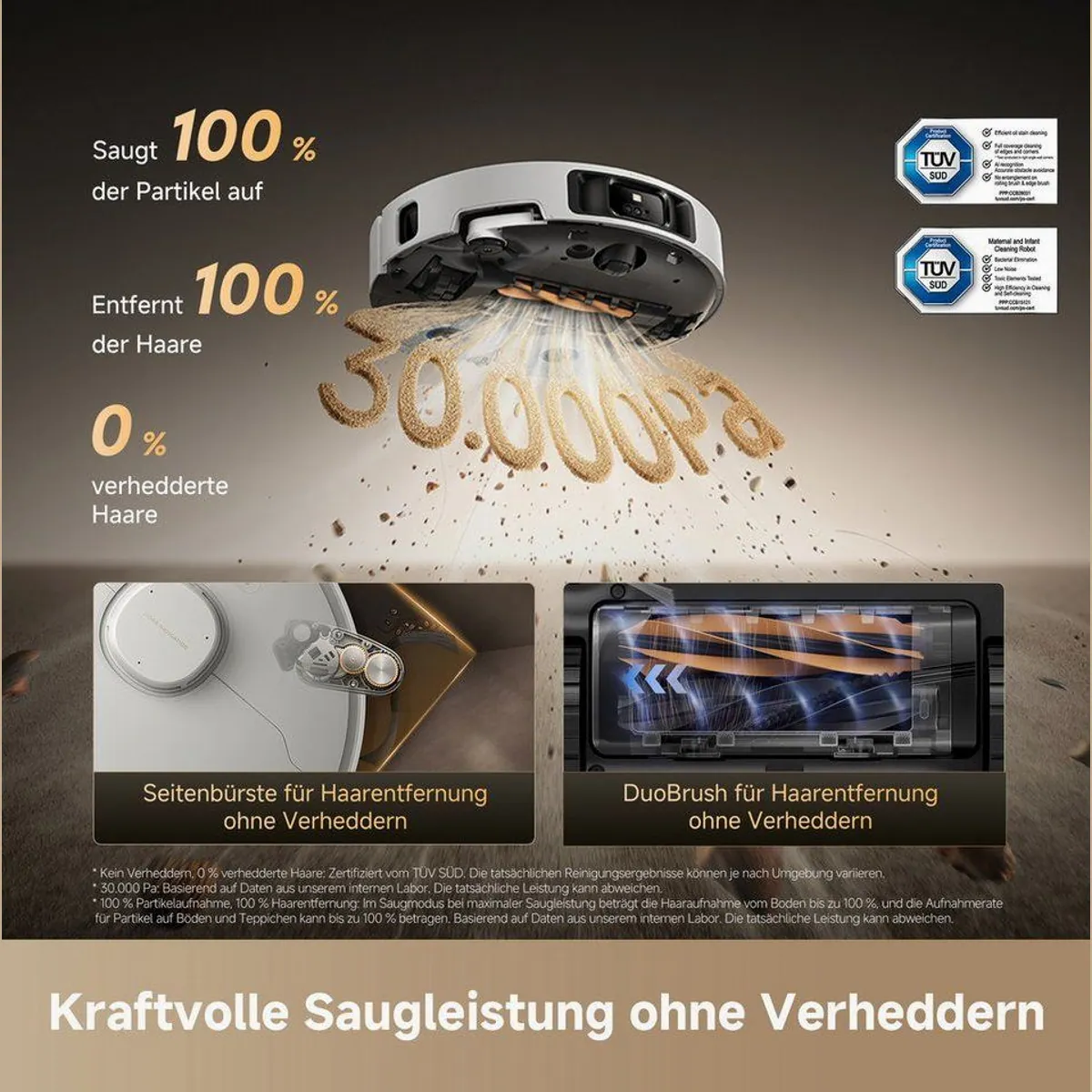 Dreame Matrix10 Pro Saugroboter, selbstreinigend, App-Steuerung, vielseitige Bodenpflege 4