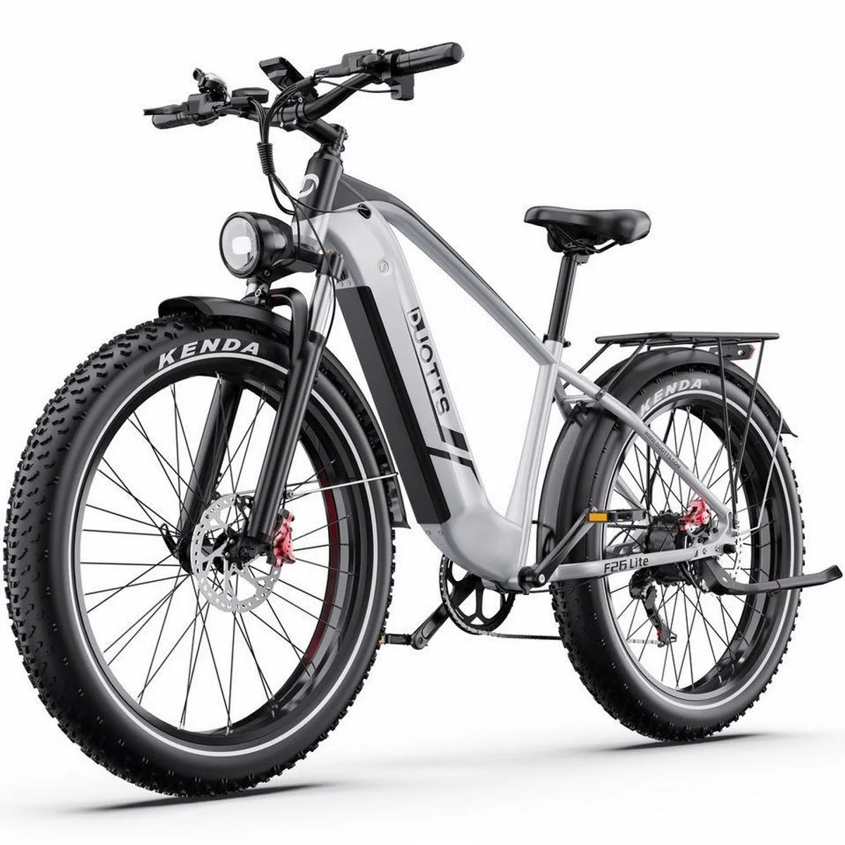 DUOTTS E-Bike F26lite, 100 km Reichweite, 250 W Motor, 7-Gang Shimano
