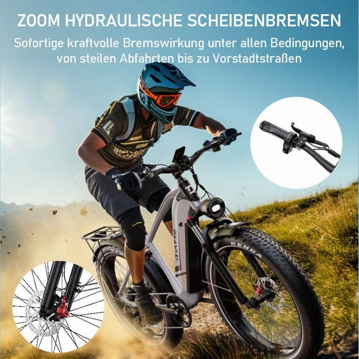 DUOTTS E-Bike F26lite, 100 km Reichweite, 250 W Motor, 7-Gang Shimano 5