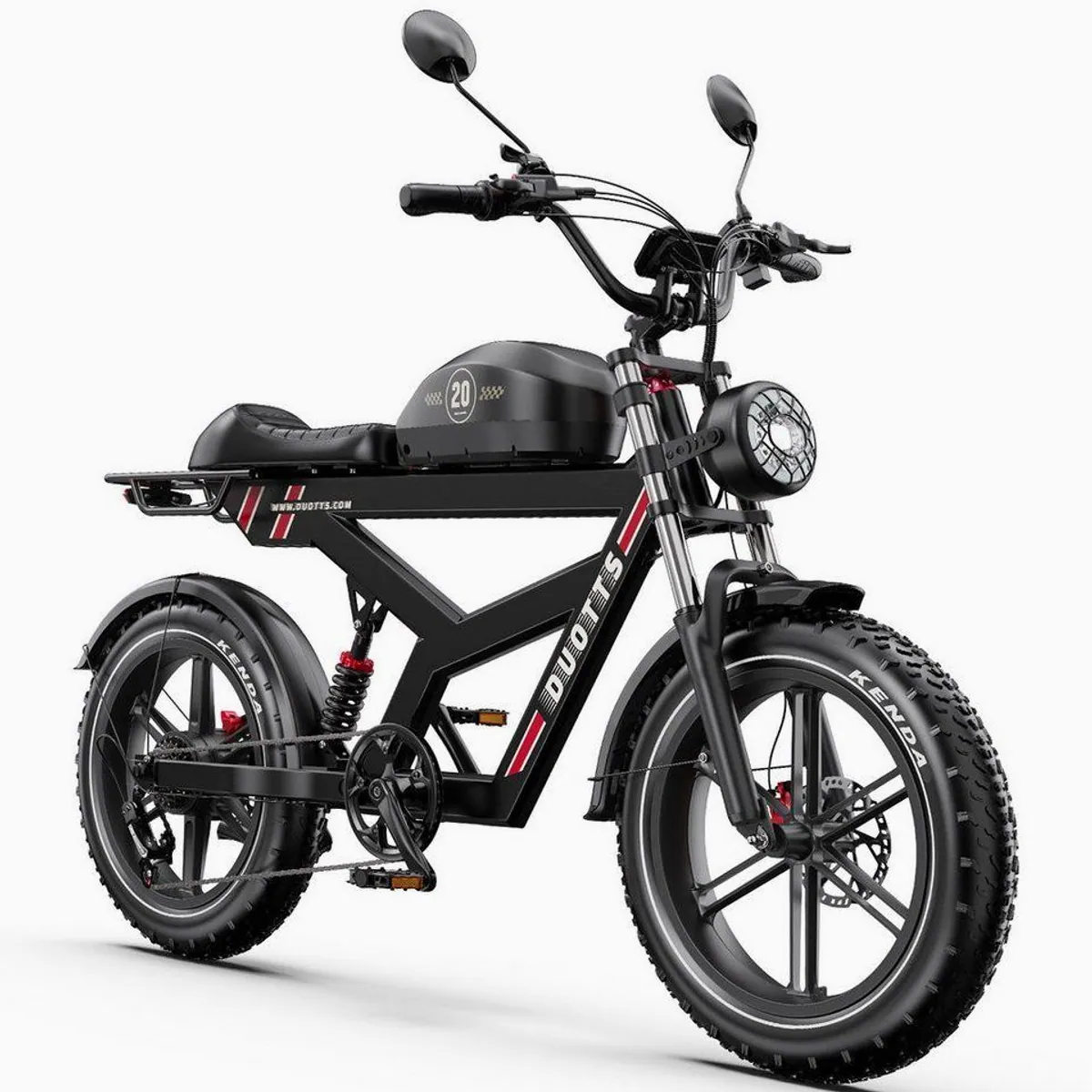 DUOTTS F20 E-Bike, 140 km Reichweite, 20×4,0 Zoll Fat-Tires, APP-Sicherheit 2