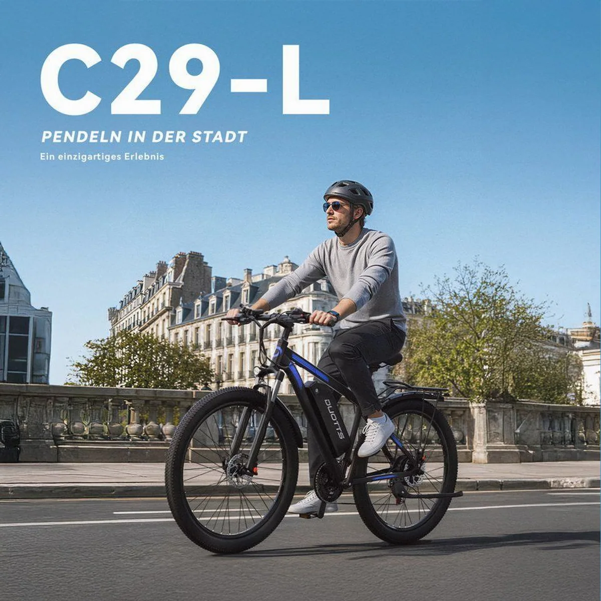 DUOTTS C29-L E-Bike, 110 km Reichweite, hydraulische Bremsen, Shimano 21-Gang-Schaltung 3