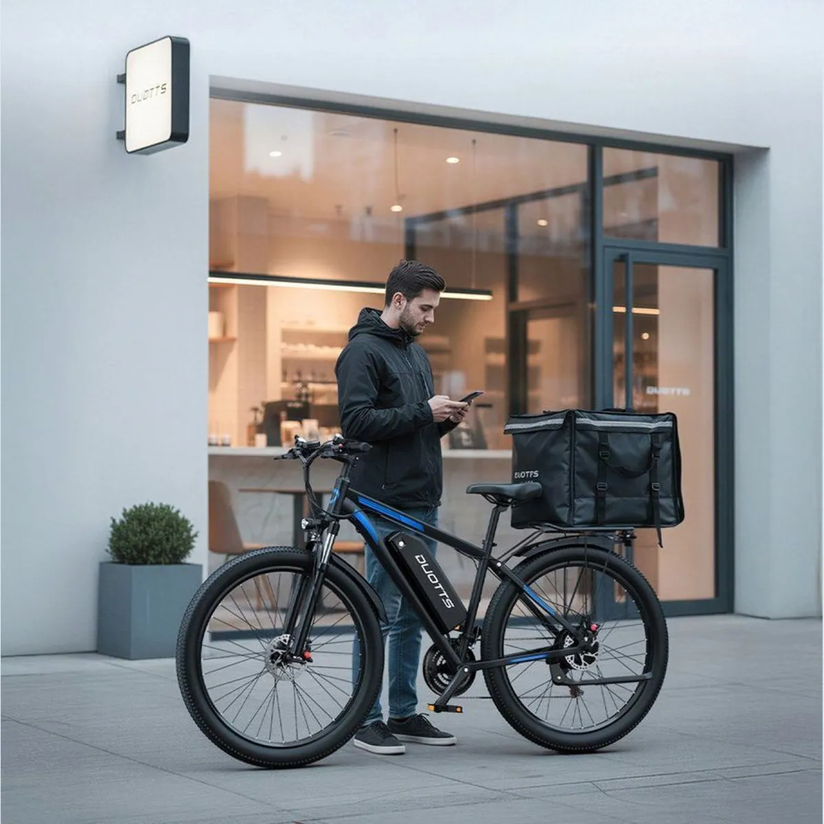 DUOTTS C29-L E-Bike, 110 km Reichweite, hydraulische Bremsen, Shimano 21-Gang-Schaltung 4