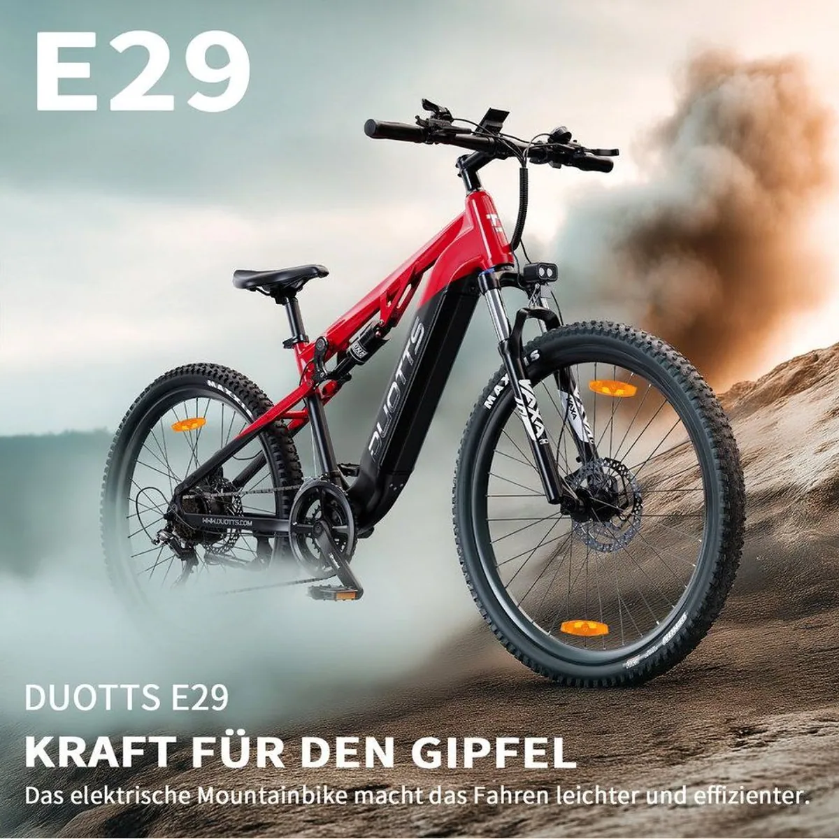 DUOTTS E29 Elektro-Mountainbike, 48V Akku, 14-Gang Shimano, IPX4-Schutz 4