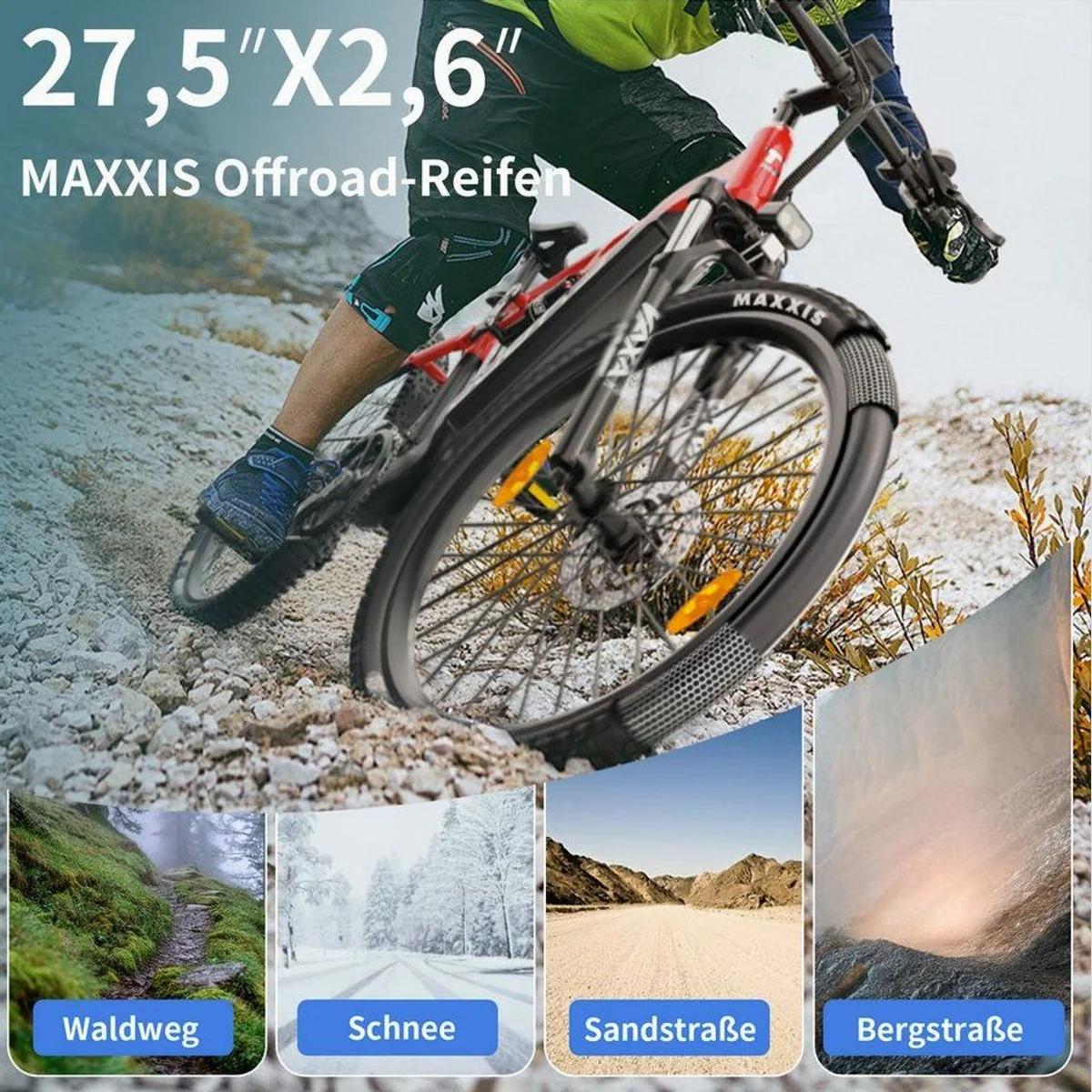 DUOTTS E29 E-Bike, kraftvoller Bafang-Motor, 14-Gang Shimano, IPX4 5